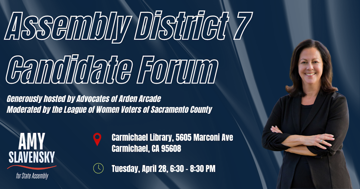 April 28 Assembly District 7 & Senate District 6 Candidate Forum · Amy ...
