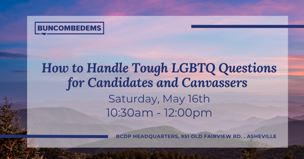 How to Handle Tough LGBTQ Questions for Candidates and Canvassers ...