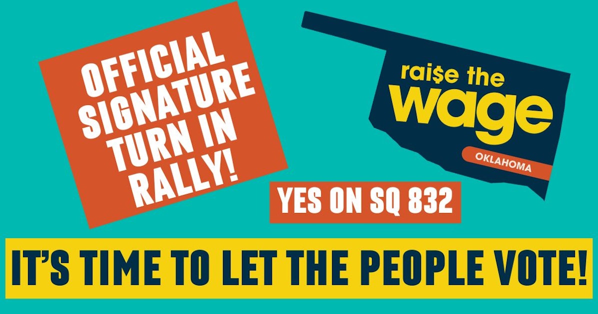 Raise The Wage Signature Turn In Rally! · Mobilize