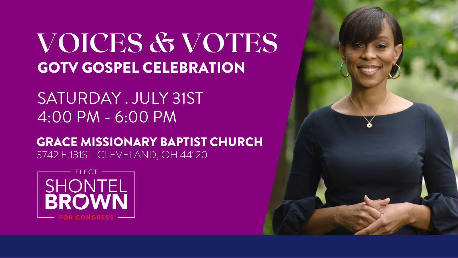 Voices Votes Get Out The Vote With Gospel Shontel Brown And Special Guests Mobilize