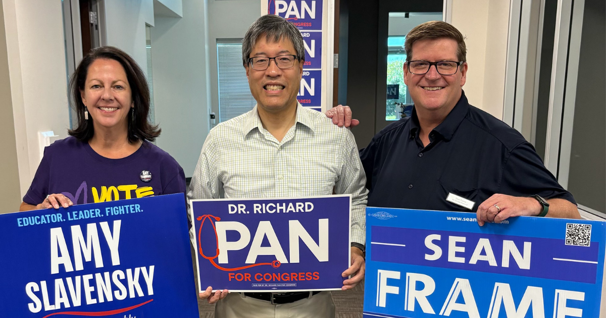 The Blue Wave: Joint Canvass for Dr. Pan, Sean, and Amy in Sacramento! image