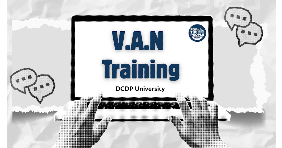 V.A.N Training · Dallas County Democratic Party