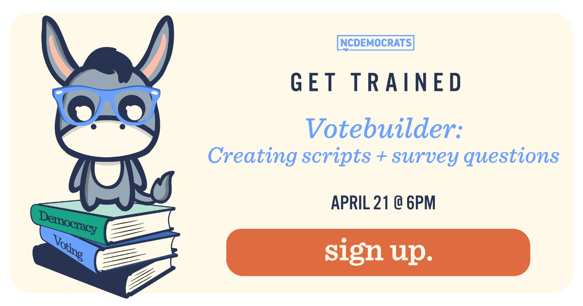VoteBuilder — Creating scripts + using survey questions