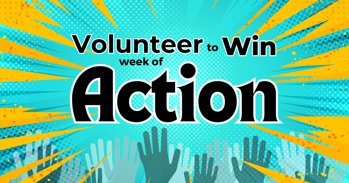 Volunteer to Win Week of Action · Volunteer Blue/Together We Elect