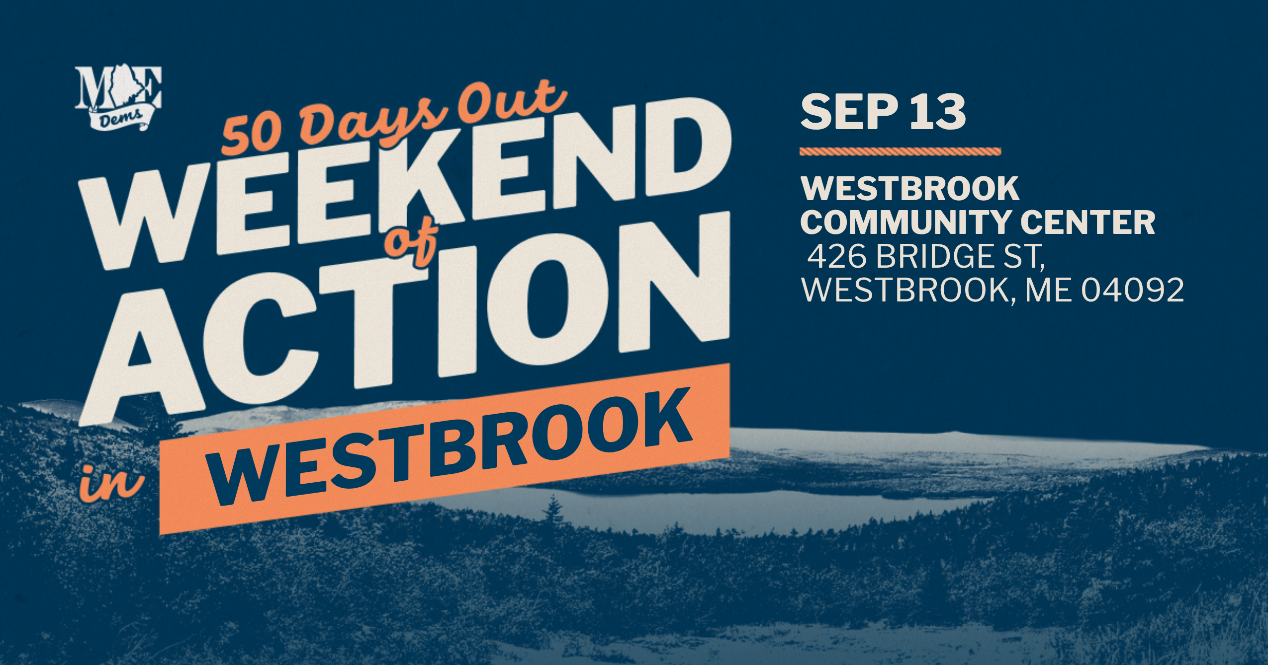 50 Days Out Weekend of Action Canvass in Westbrook image