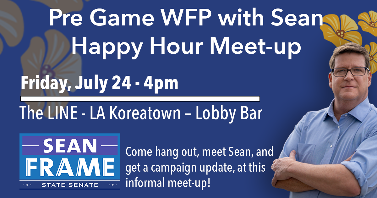 Pre Game WFP with Sean Happy Hour Meet-up image
