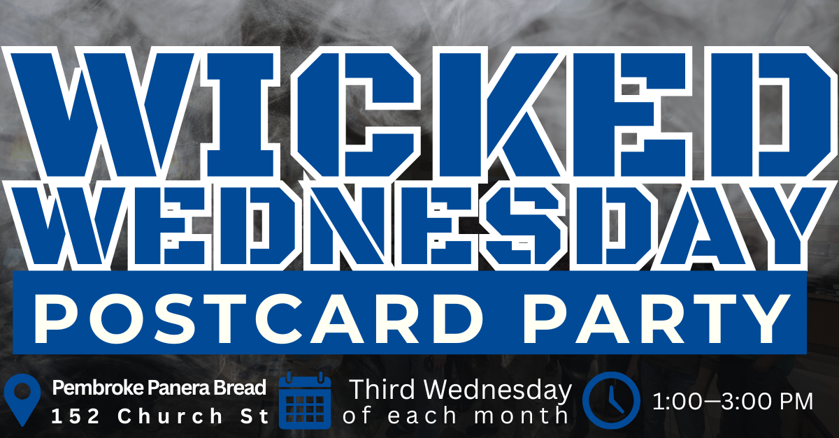 Wicked Wednesday Postcard Party 2026 image