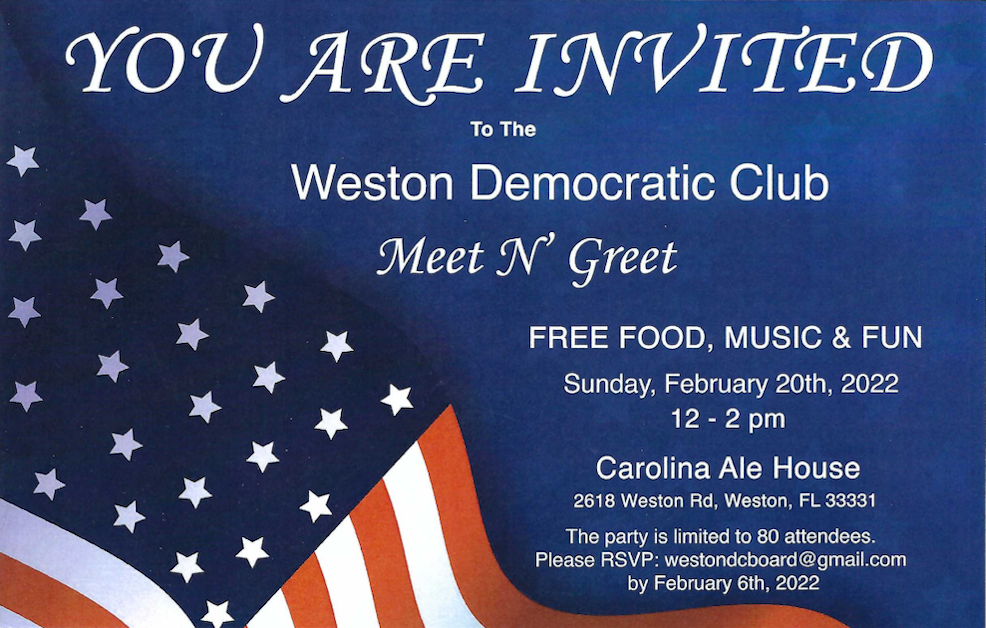 Weston Democratic Club Meet & Greet · Mobilize