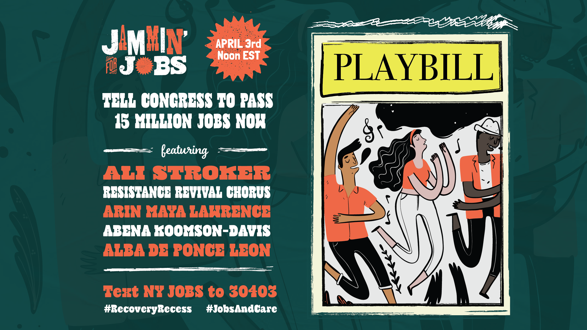 Jammin' for Jobs · Ninjas Take Action