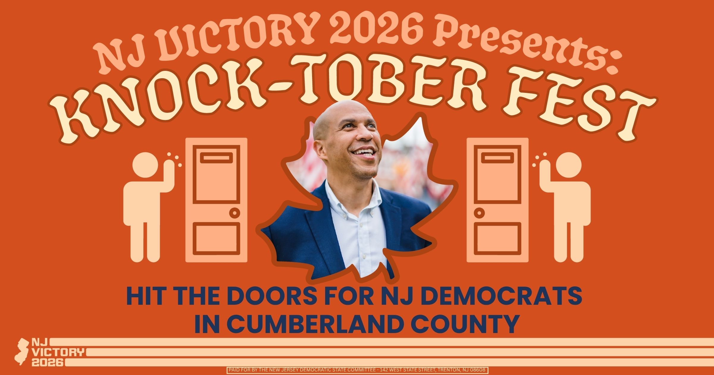Hit the Doors to Elect NJ Democrats in Cumberland County (Vineland) image