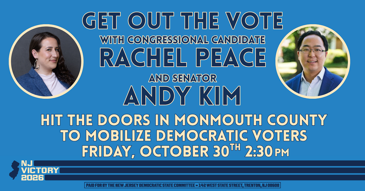HIT THE DOORS with RACHEL PEACE & SENATOR ANDY KIM to Get Out the Vote ...