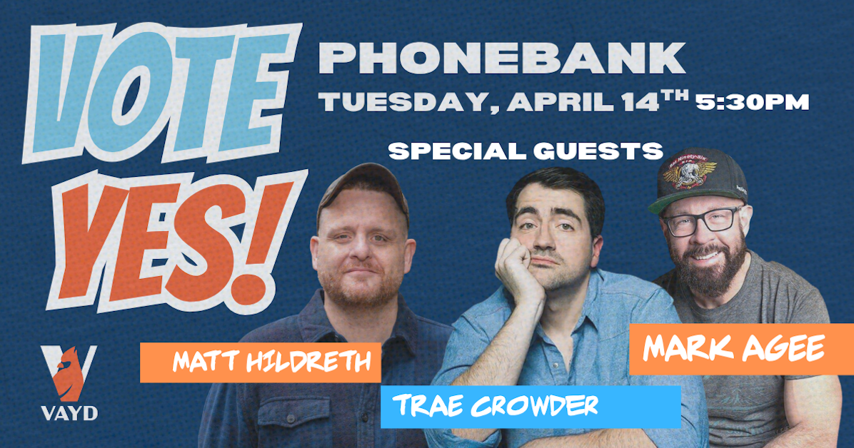 Trae Crowder, Mark Agee, & Matt Hildreth: Fight Back Vote YES, Virginia ...