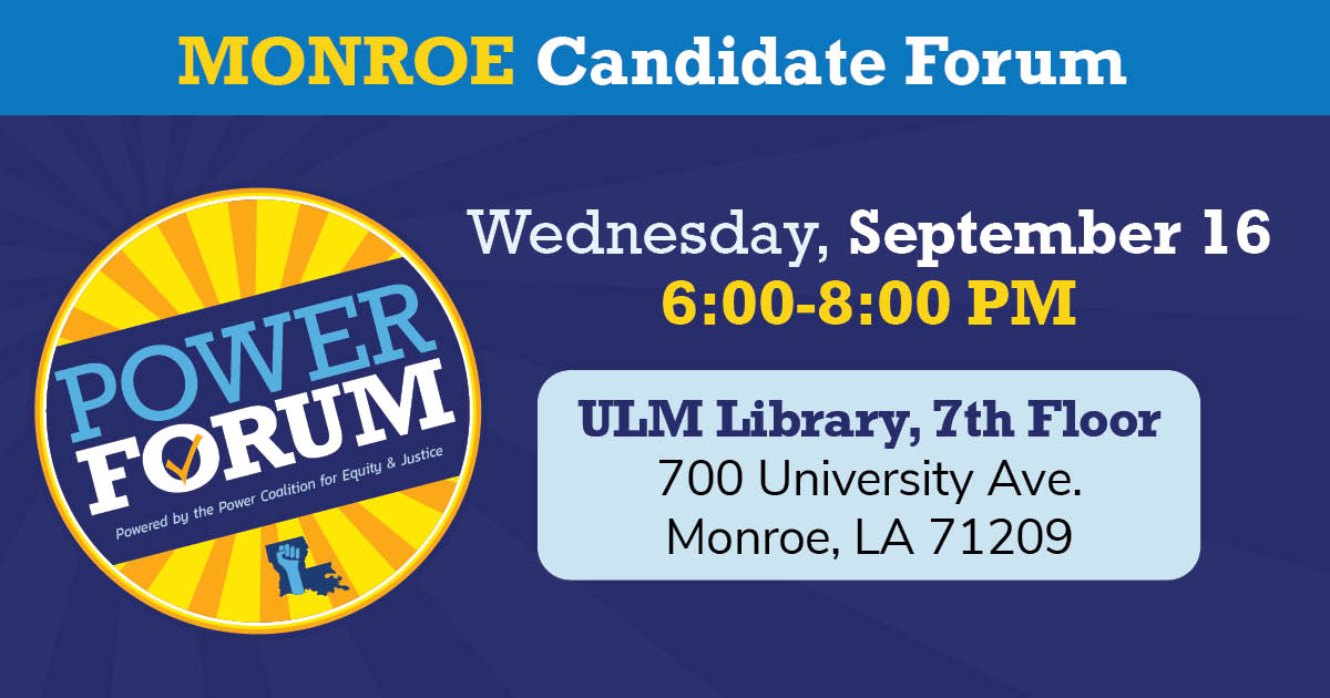 Fall Candidate Forum Monroe/Grambling