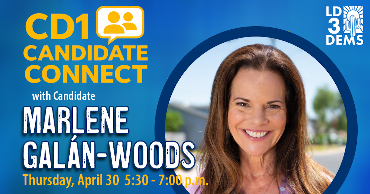 CANCELLED: CD1 Candidate Connect: Marlene Galán-Woods · LD3 Democrats