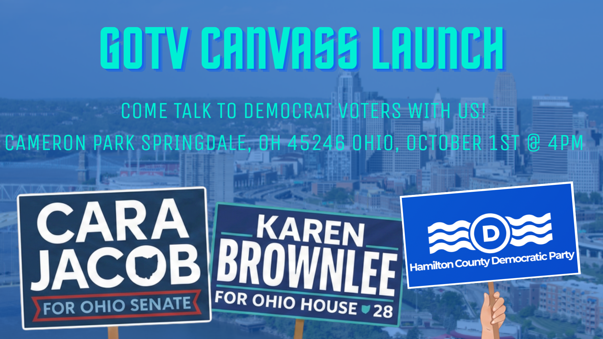 Brownlee/Jacob GOTV Canvass Launch