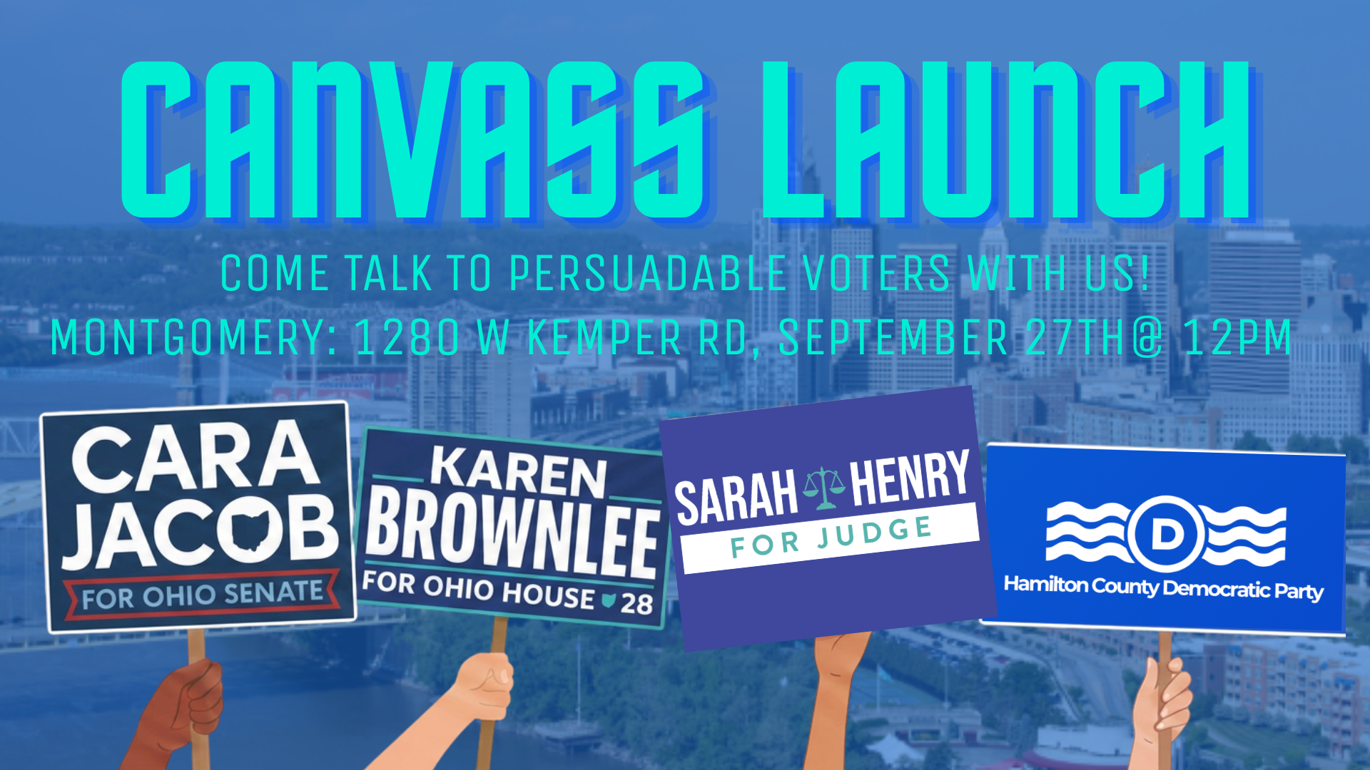 Brownlee/Jacob/Henry GOTV Joint Canvass Launch