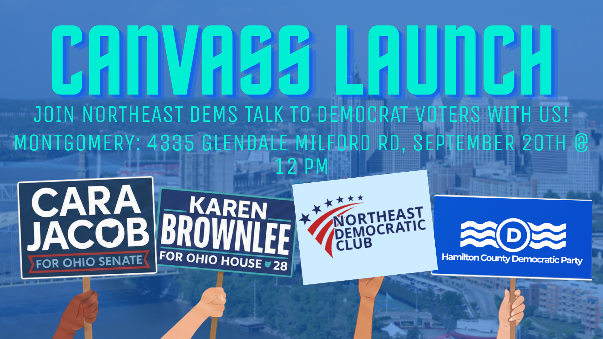 Brownlee/Jacob/Northeast Democratic Club Joint Canvass