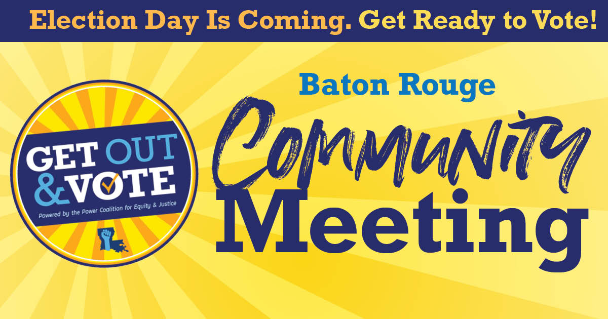 Baton Rouge Community Meeting Oct 14