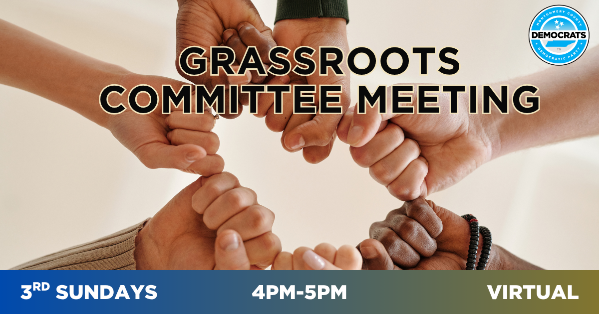 MoCo Dems Grassroots Committee Meeting