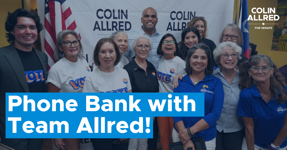 Virtual Phone Bank with Team Allred
