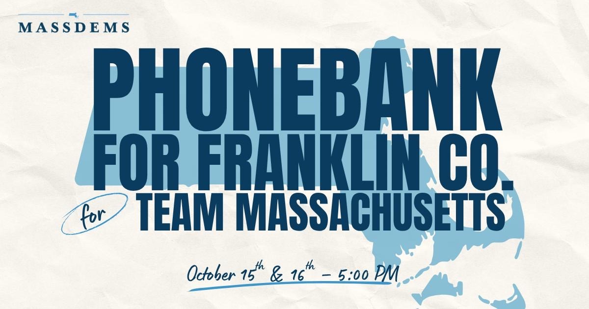 Franklin County Phonebank for Team Massachusetts image