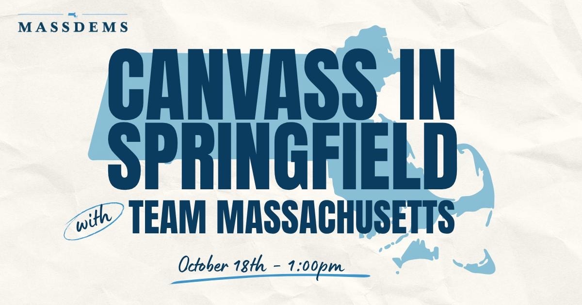 Canvass with Team Massachusetts in Springfield image
