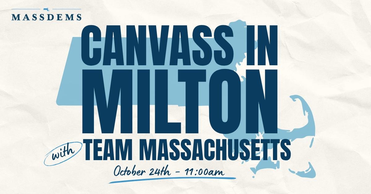Team Massachusetts Canvass in Milton image