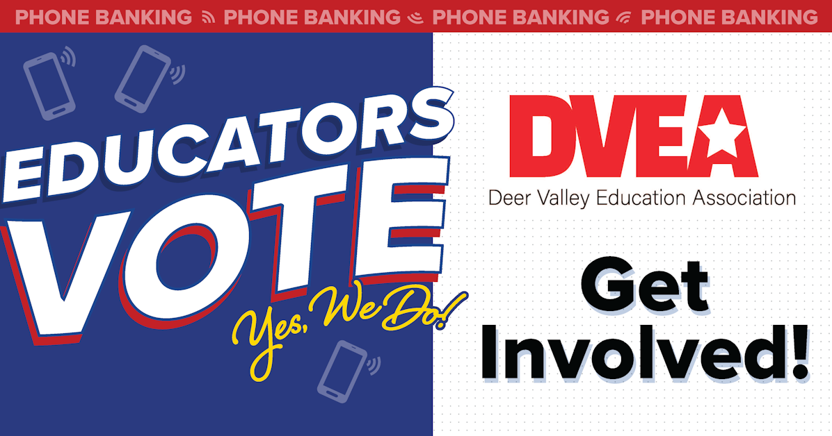 DVEA Postcard Party · Arizona Education Association