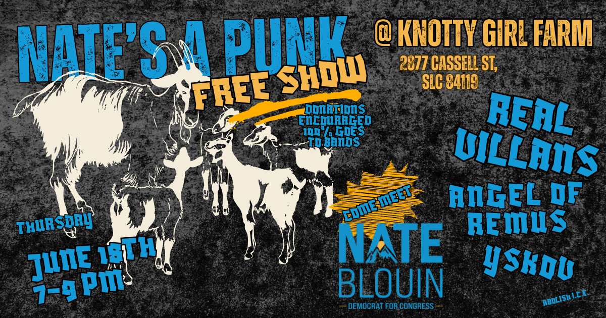 Nate's a Punk! FREE COMMUNITY SHOW