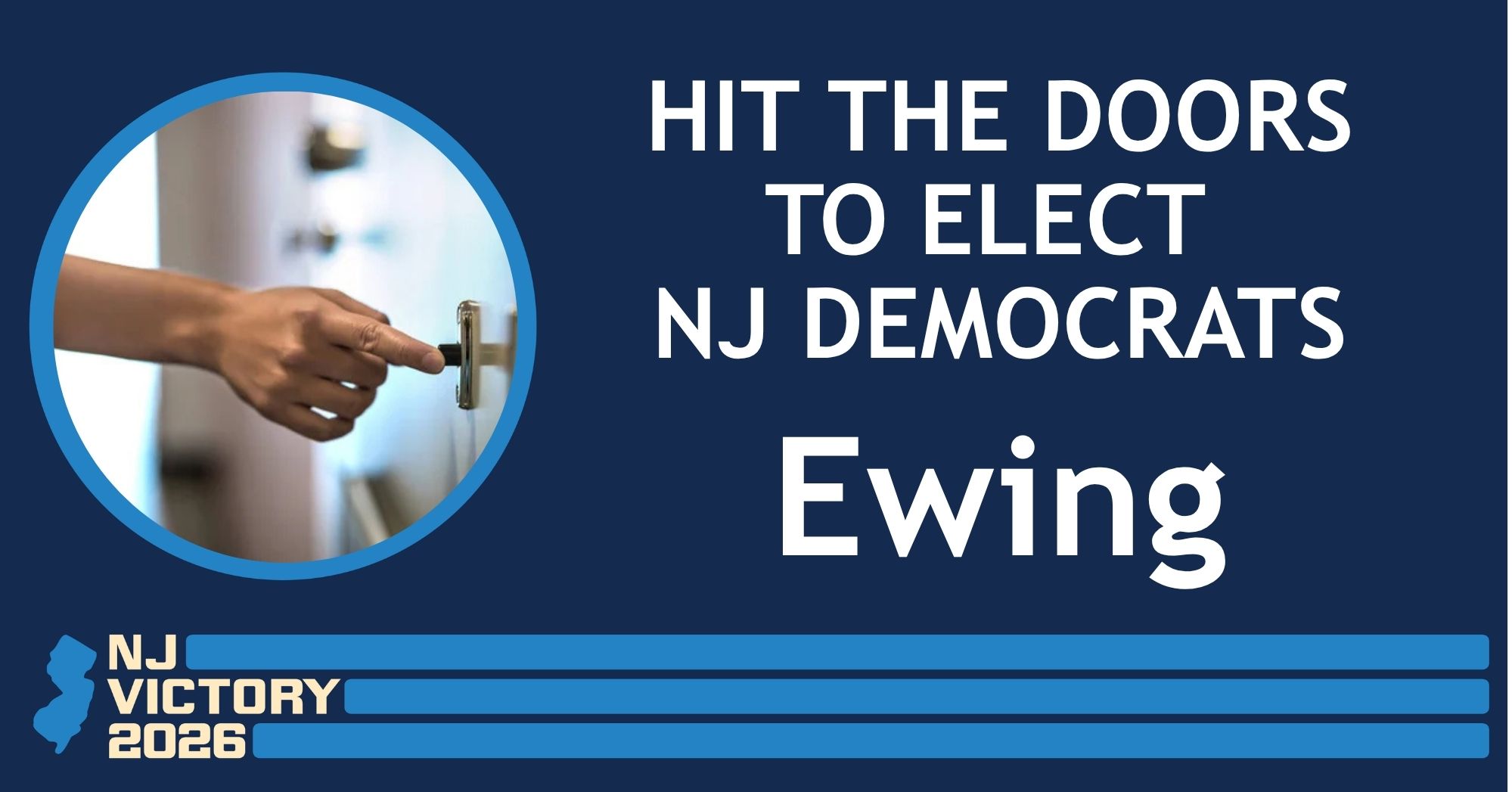 Knock Doors in Ewing for New Jersey Democrats image