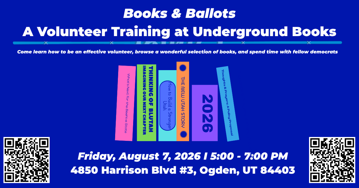 Books & Ballots, A Volunteer Training at Underground Books