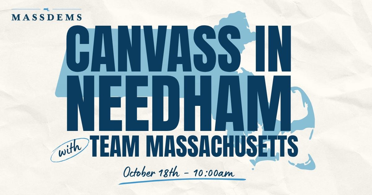 Canvass with Team Massachusetts in Needham! image