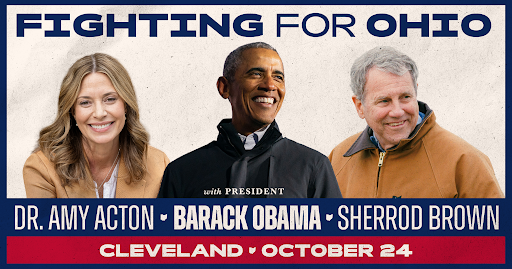 Fighting for Ohio Rally with President Barack Obama organized by Ohio Wins