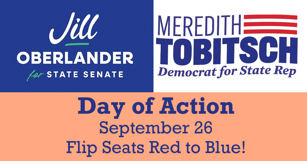 Meredith Tobitsch and Jill Oberlander Day of Action image