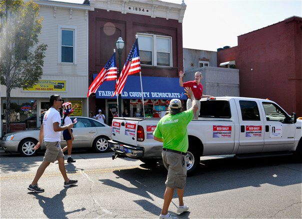 Staff the Lancaster office during the parade