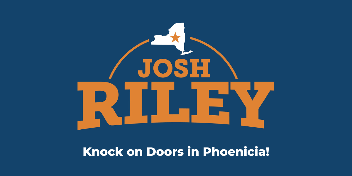 Knock on Doors around Shandaken for Josh Riley! · Josh Riley for Congress
