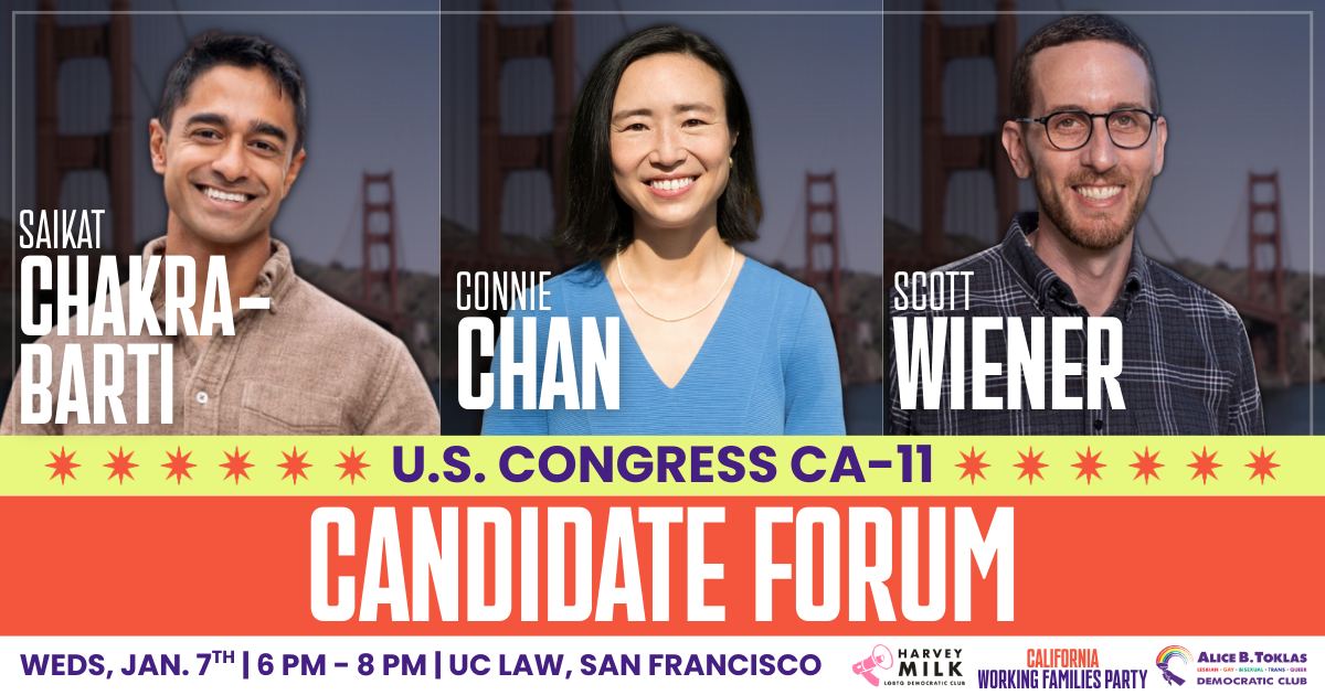 S.F. Congressional Candidate Forum @ The Academe
