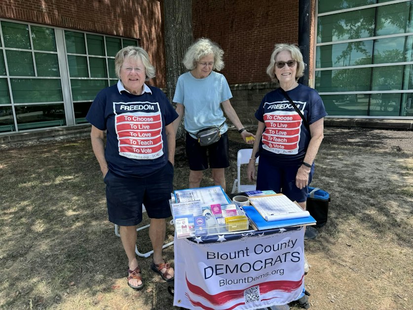 Poll Station Tabling · Blount County Democratic Party TN