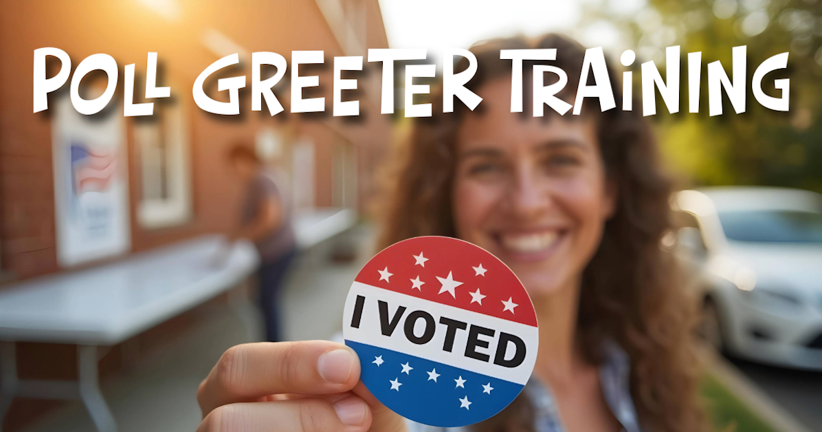 Poll Greeter Training - Virtual Session · Lancaster County Dems