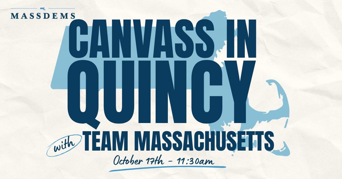 Team Massachusetts Canvass in Quincy image