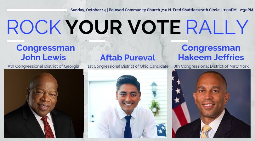 Rock Your Vote Rally With Congressman John Lewis