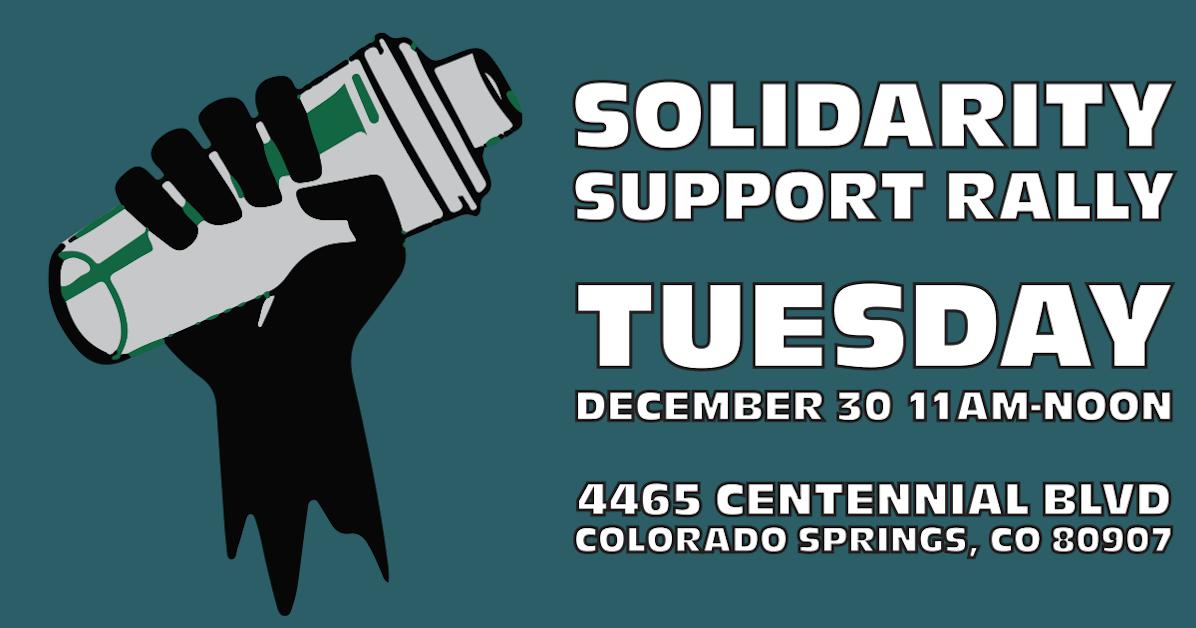 Solidarity Support Rally · Colorado Springs Area Labor Council