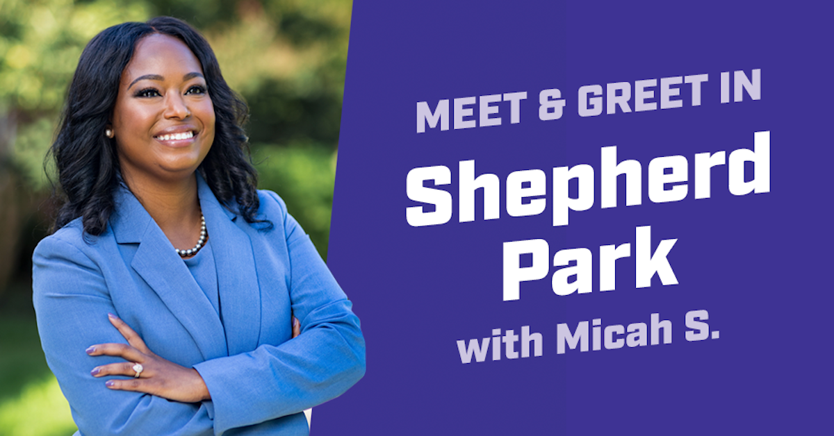 Meet & Greet with Shepherd Park neighbors · Janeese for Ward 4