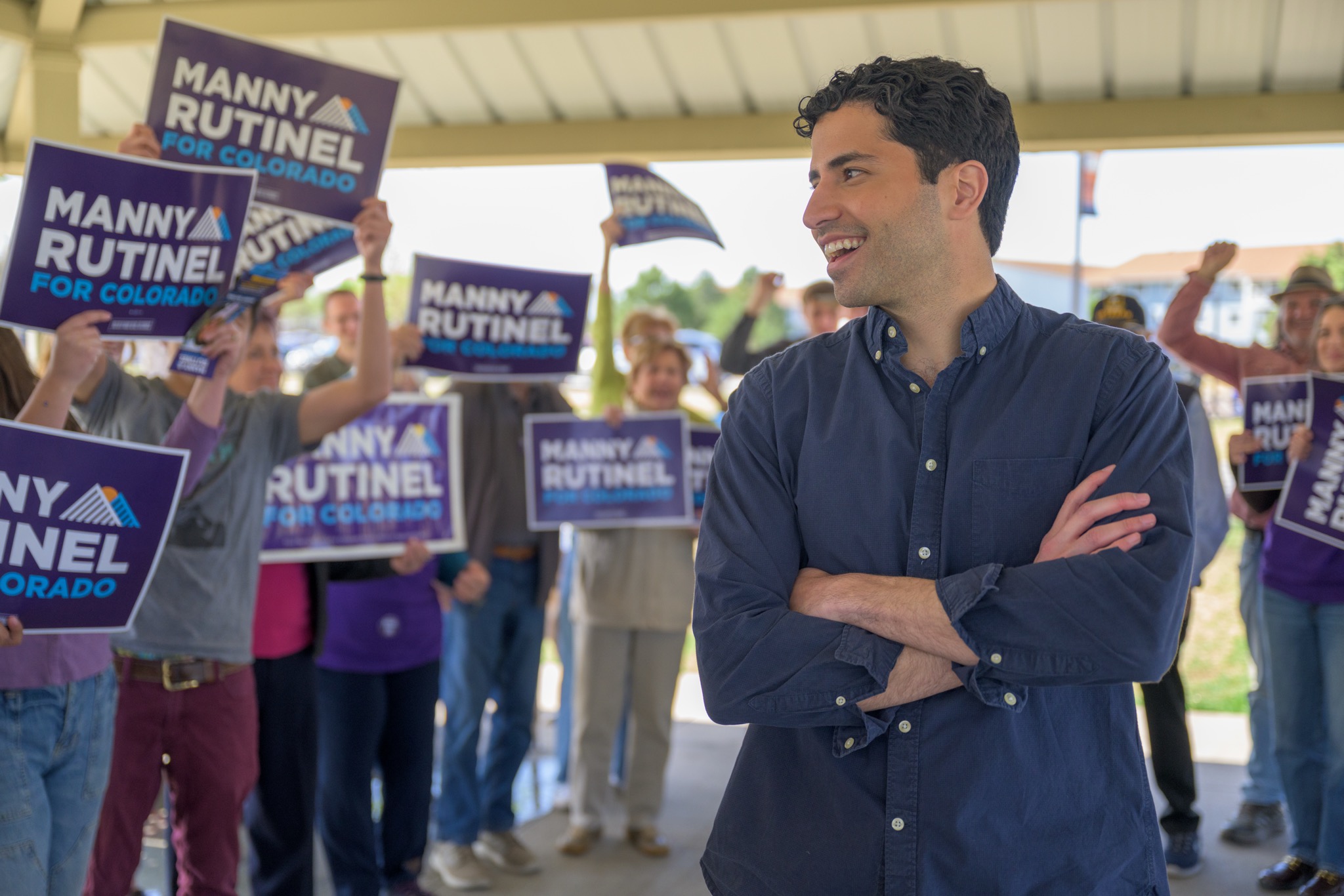 Canvas with Team Manny, Jefferson County Latino Initiative, Thornton Council Member Justin Martinez