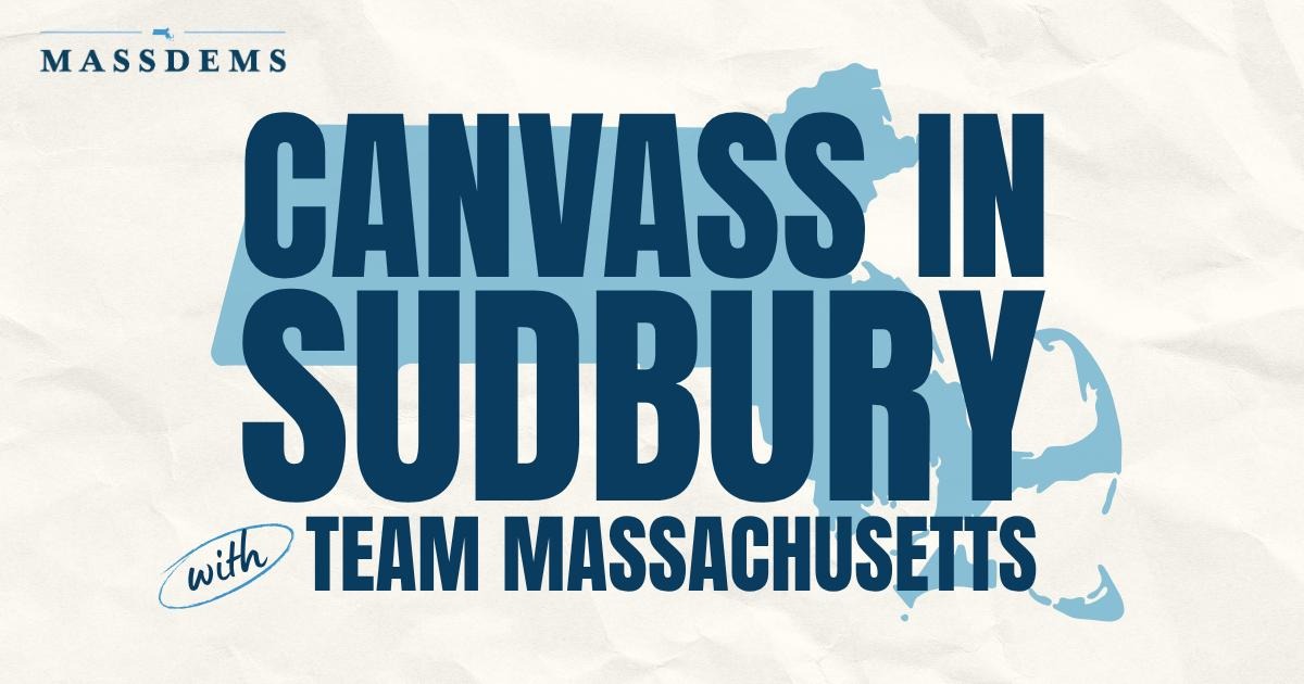 Team Massachusetts Canvass in Sudbury image
