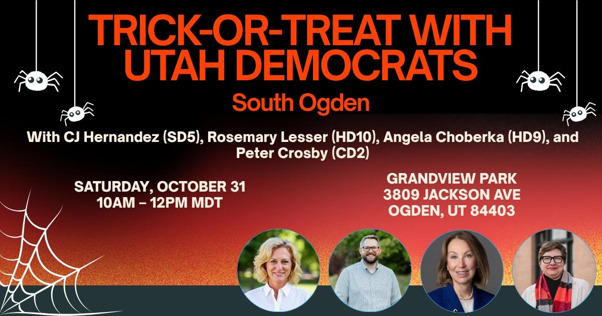 Trick-or-Treat Morning Canvass, South Ogden