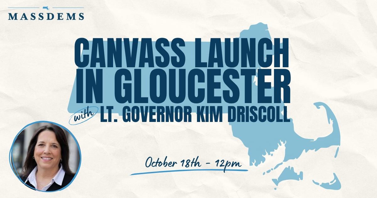 Canvass with Team Massachusetts in Gloucester with the Lt. Governor image