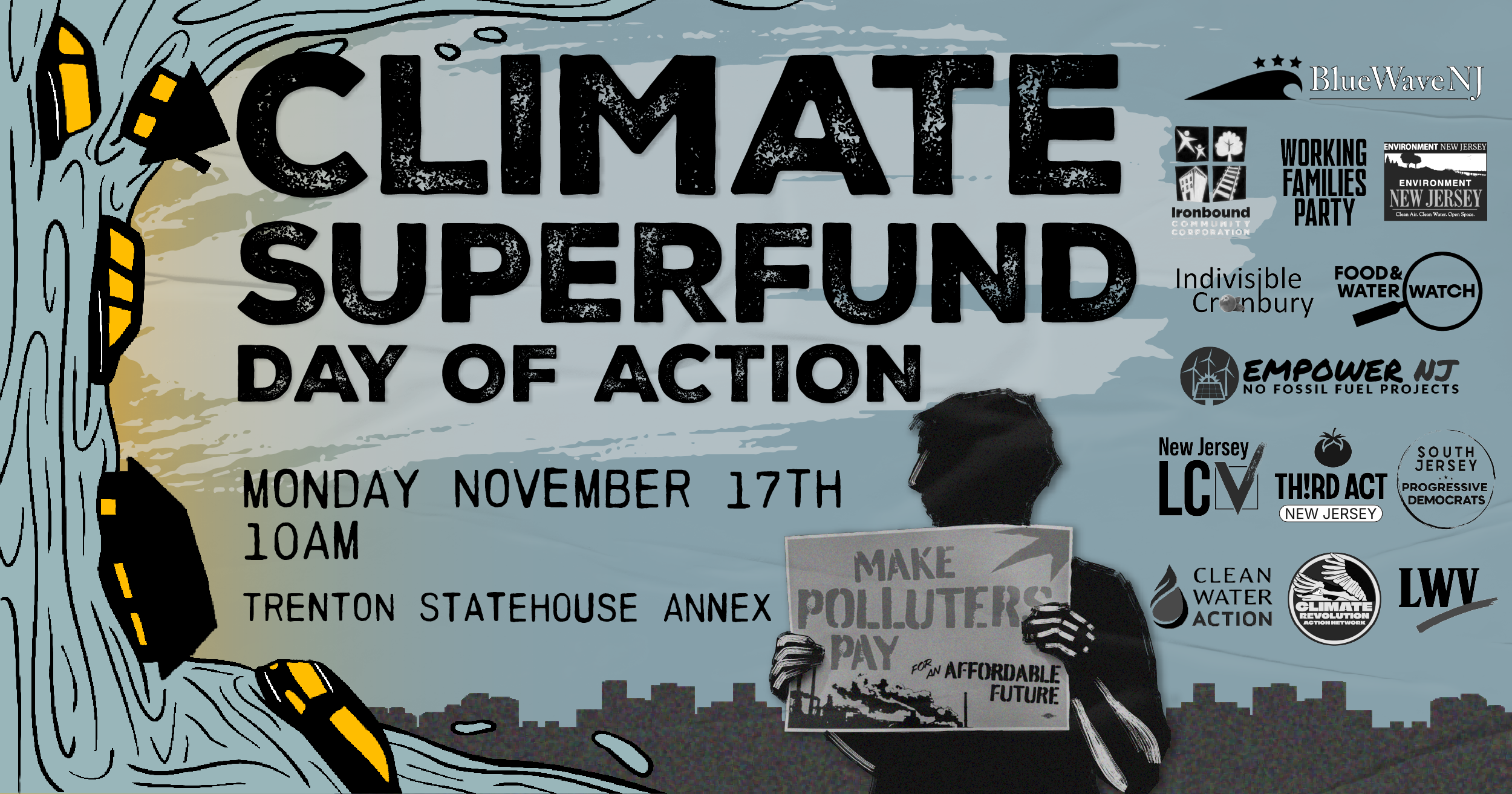 NJ: Climate Superfund Day of Action in Trenton!