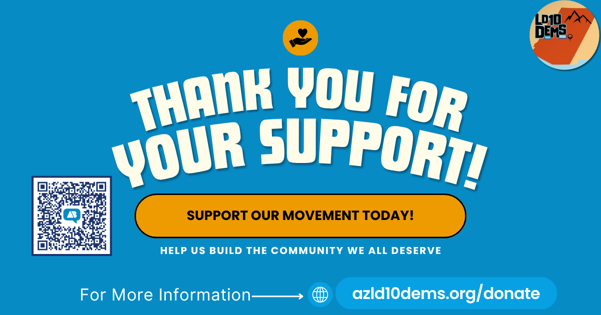 Help Power LD10 Democrats — Grassroots Fundraising Drive image