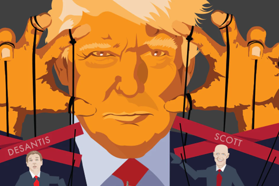 Protest Against Donald Trump In Tampa Florida Democratic Party